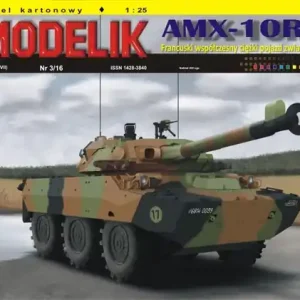 Offre Limitée Modelik 03_16 AMX-10RC Francuski współczesny ciężki pojazd zwiadowczy