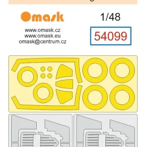 Commander Maintenant NEW! Omask 54099 North American F-86 F Sabre - Mask Set (for Hasegawa Kits)
