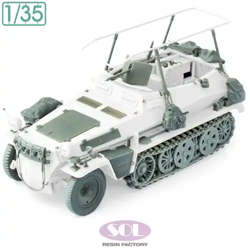 Prix Bas NEW! SOLMODEL MM1044 German WWII Sd.Kfz.250/3 - Detail-Up Set (for Tamiya Kits / 3D-Printed)