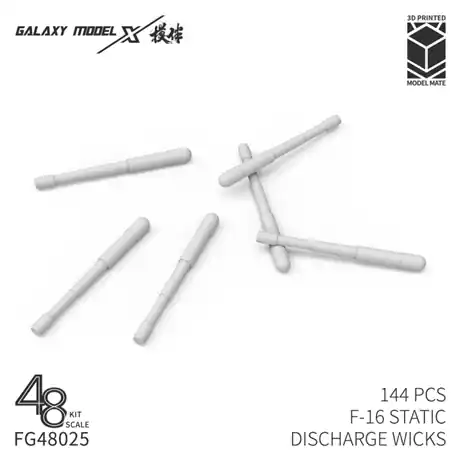 Meilleure Vente NEW! Galaxy-Model FG48025 Lockheed Martin F-16 - Static Discharger Wicks