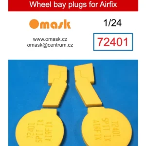 Authentique NEW! Omask 72401 Supermarine Spitfire Mk. VIII / Mk. IX - Wheel Bay Plugs (for Airfix Kits)