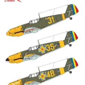 Super Prix NEW! Exotic Decals 72038 Romanian Emils No.2 - Messerschmitt Bf-109 E in Romanian Service Part 2