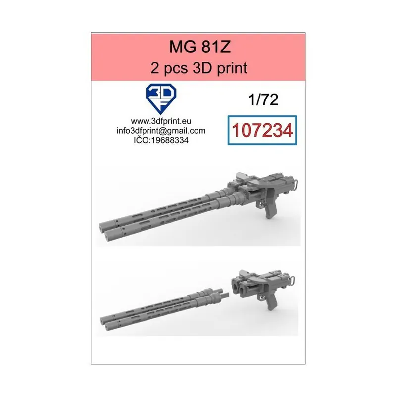 3DF 107234 MG 81Z (2pcs / 3D-Print) Usine Directe