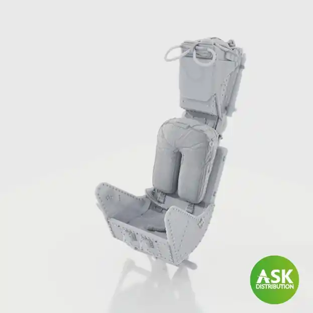 Commander Maintenant NEW! Art Scale Kit A32044 Gloster Meteor F.8 - Ejection Seat M.B Mk.2 WITHOUT Seat Belts, rec. (for Revell Kits / 3D-Printed)