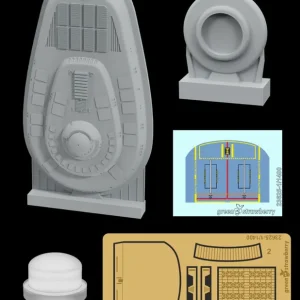 Retour Gratuit NEW! Green Strawberry 23625 USS Enterprise NCC-1701-C - Bridge & Shuttle Bay (for AMT Kits)