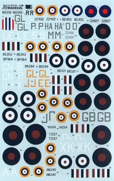 Xtradecal 72161 The Battle for Malta RAF (12 schemes) Acheter Direct