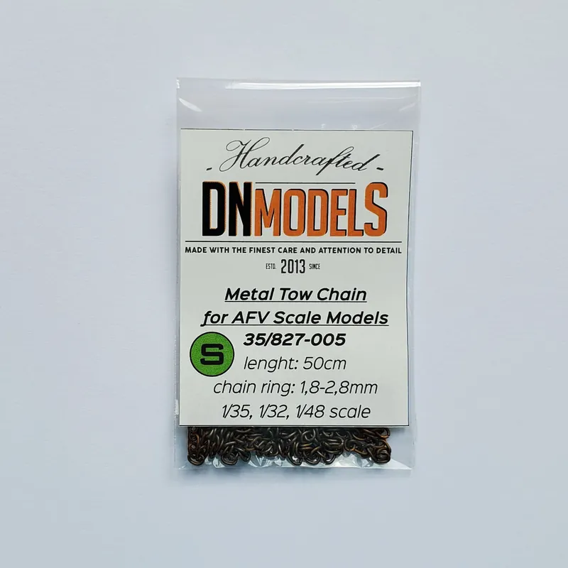 DN Models 35-827-005 Metal Tow Chain AFV Scale Models Bon Plan