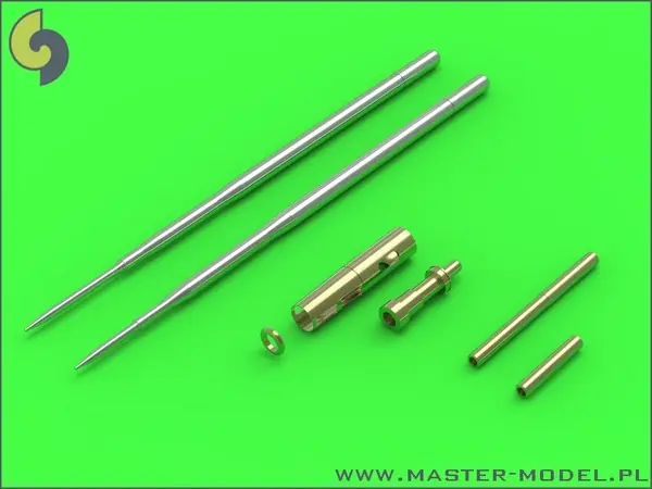 Master AM-32-069 MiG-17A/P/F (Fresco A, B, C) - 37mm and 23mm gun barrels set & Pitot Tubes Promotion Saisonnière
