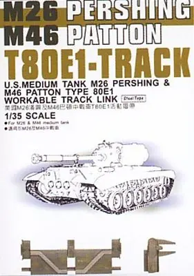 AFV Club 35036 Chenilles T80E1 Pour M26 PERSHING/PATTON Meilleure Vente