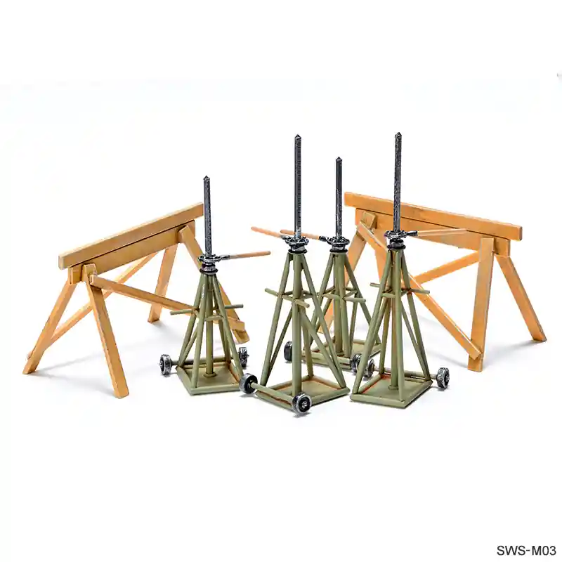 Jusqu'à Épuisement Des Stocks Zoukei Mura SWS-M03 German Luftwaffe Jack Stand Set