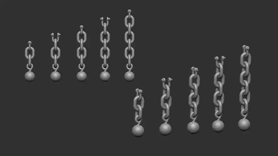 Firma49 T025-35 Chain with Balls for Merkava Tank Retour Gratuit