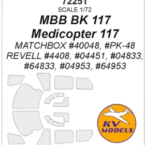 Authentique KV Models 72251 MBB BK 117 / Medicopter 117