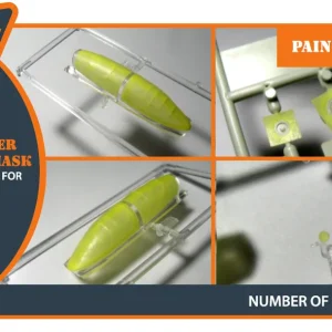 Clear Prop Models A72038 F-16B/D twin seater for REVELL kit painting mask from "yellow kabuki paper" Expédition Rapide