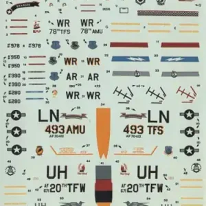 Xtradecal 72010 USAF in Europe No.2 - EF/F-111 and A-10 (8 schemes) Nouvelle Collection