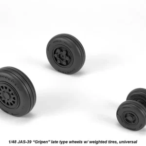 Armory Models Group AW48504 JAS-39 "Gripen" wheels w/ weighted tires, late Prix Promo