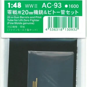 FineMolds AC93 Replacement 20 mm Gun Barrels and Pitot Tube for IJN Zero Fighter Meilleure Vente