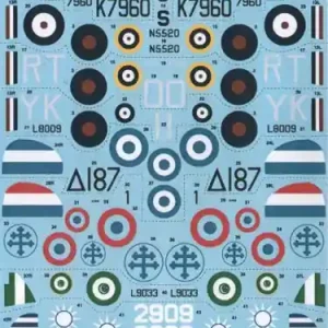 Xtradecal 72183 Gloster Gladiator Mk.I / J.8A (10 schemes) Achetez Aujourd'hui