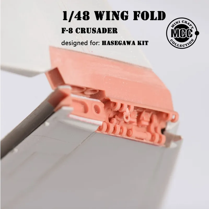 Mini Craft Collection 4802 Folding wings for Vought F-8 E Crusader 3D-Printed (for Hasegawa kits) Dernière Chance