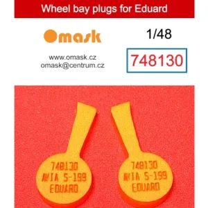 Nouvelle Collection Omask 748130 Avia S-199 - Wheel Bay Plugs (for Eduard Kits)