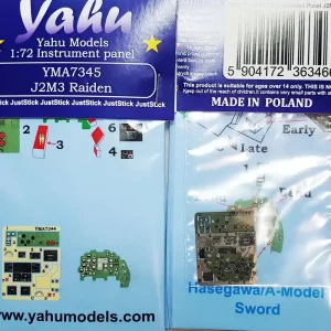 Yahu Models A7345 J2M3 Raiden (For Hasegawa/Amodel/Sword) Retour Gratuit