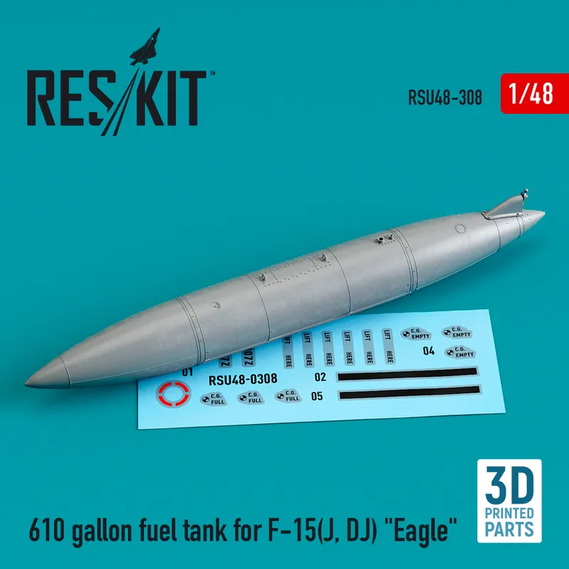 Certifié RES/KIT U48-0308 610 Gallon Fuel Tank For F-15(J, DJ) "Eagle"