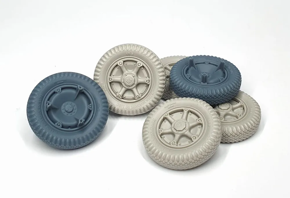 Pimp My Miniatures AFVs35-069 Autoblinda Ferroviaria road wheels (weighted) AB 41-43 type 2 Achat Immédiat