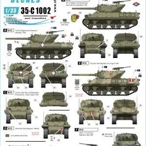 Certifié Star-Decals 35-C1002 Allied M10 TD in Italy. France, South Africa, New Zealand, Britain and Poland.
