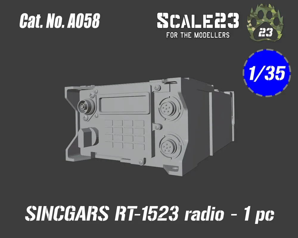 Seulement Aujourd'hui Scale23 35-A058 SINCGARS RT-1523 radio - 1 pc