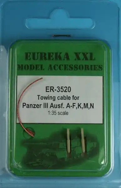 Eureka XXL ER-3520 Towing cable for Pz.Kpfw.III Ausf.A-F, K, M-N Tanks Top Vente