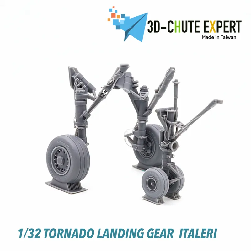Produit De Marque 3D-CHUTE EXPERT 0811406 PANAVIA Tornado - Landing Gear (Early / for Italeri Kits)