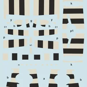 Prix Cassé Print Scale 72-543 Republic P-47 Bubble Top - D-Day Invasion Stripes