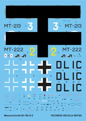Prix Promo Techmod 48078 Messerschmitt Bf 109G-2