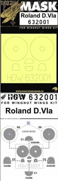 Commander Vite HGW Models 632001 Roland D.VIa