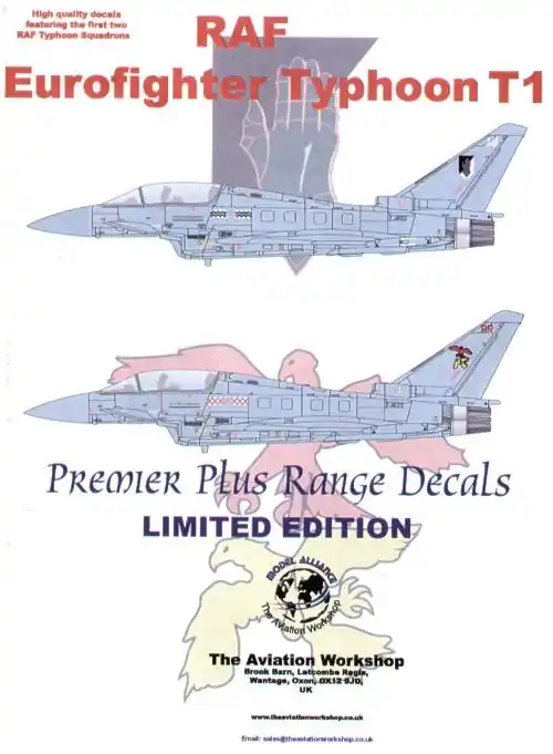 Solde Model Alliance 729003 Eurofighter EF-2000 Typhoon T.1 (2 schemes)