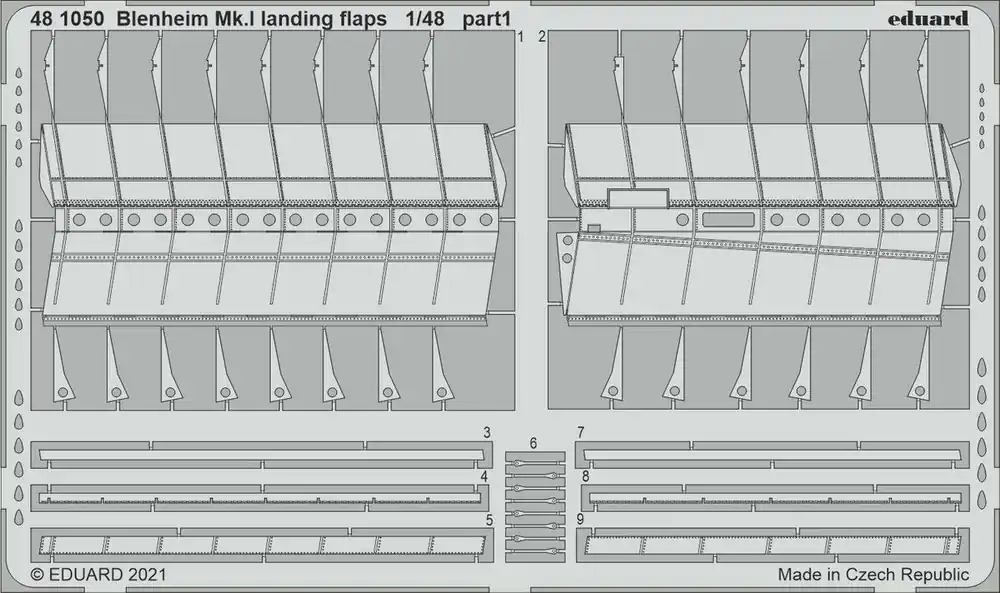 Must-Have Eduard 481050 Blenheim Mk.I landing flaps AIRFIX