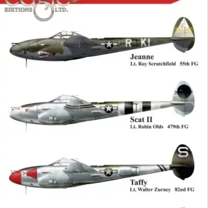 Eagle Editions D188-72 P-38s Lightnings In Europe Populaire