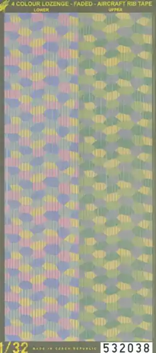 Paiement Sécurisé HGW Models 532038 4 Colour Lozenge Rib Tape