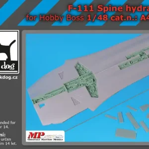 Black Dog A48126 F-111 Spine hydraulics for Hobby Boss Prix Réduit