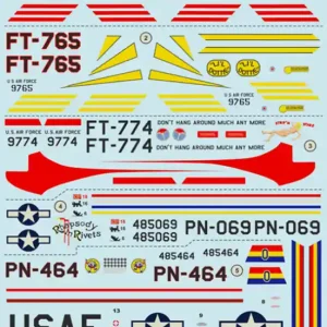 Print Scale 72-168 Lockheed F-80 Shooting Star The complete set 1,5 leaf Offre Exclusive