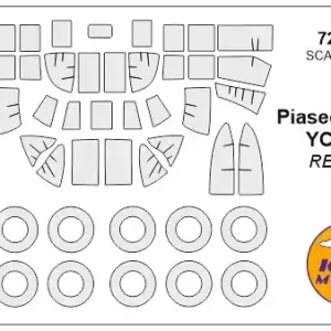 Haute Qualité KV Models 72719 Piasecki H-16 / YC-16A (REVELL) + wheels masks