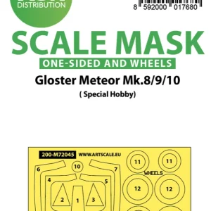 Art Scale Kit M72045 Gloster Meteor Mk.8/ 9/ 10 one-sided Meilleur Prix