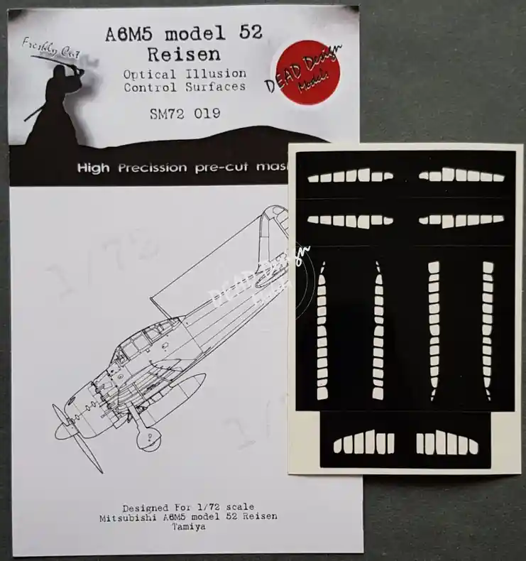 Acheter En Ligne DEAD Design Models SM72019 A6M5 m.52 Reisen Control Surfaces