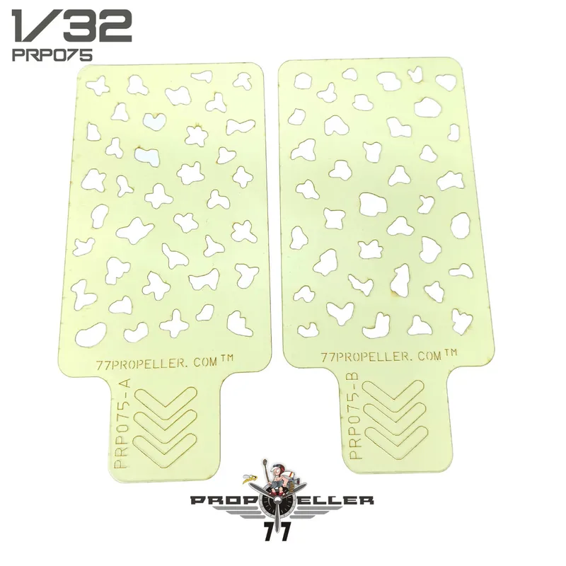 Promotion Saisonnière 77propeller 075 Italian Aircraft Camouflage Airbrush Template Variant D - Breda Style (2 pcs - 1/32 scale)