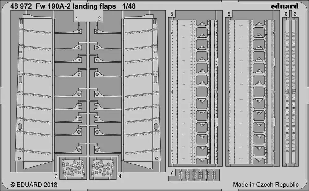 Eduard 48972 Fw 190A-2 landing flaps EDUARD Dernière Chance