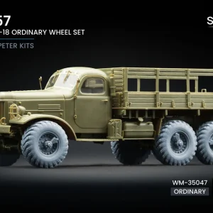 ScaleX WM-35047 ZIL-157 - K-70 Ordinary Wheel Set (for Trumpeter Kits / 3D-Printed) Nouveauté
