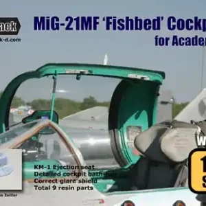 Wolfpack Design WP48094 MiG-21 MF Fishbed - Cockpit Set (for Academy Kits) Haute Qualité