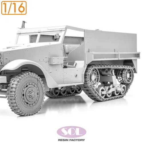 Remise SOLMODEL MM967 M3A1 - Weighted Wheels & Track with Chain (for Andy‘s Hobby Kits / 3D-Printed)