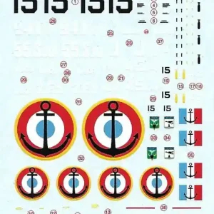 Berna Decals 14405 Avro Lancaster Mk.I & Mk.VII Aeronautique Navale Must-Have