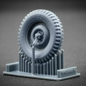 ScaleX WW-35001 Willys MB - Ordinary Wheel Set (for Tamiya and Meng Kits) Quantité Limitée