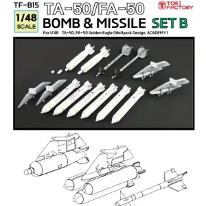 Tori Factory TF-B15 TA-50 / FA-50 Bomb Set B (for Academy and Wolfpack Kits) Acheter En Ligne